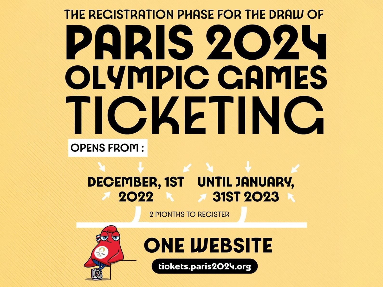 Paris 2024 ticket draw registration now open