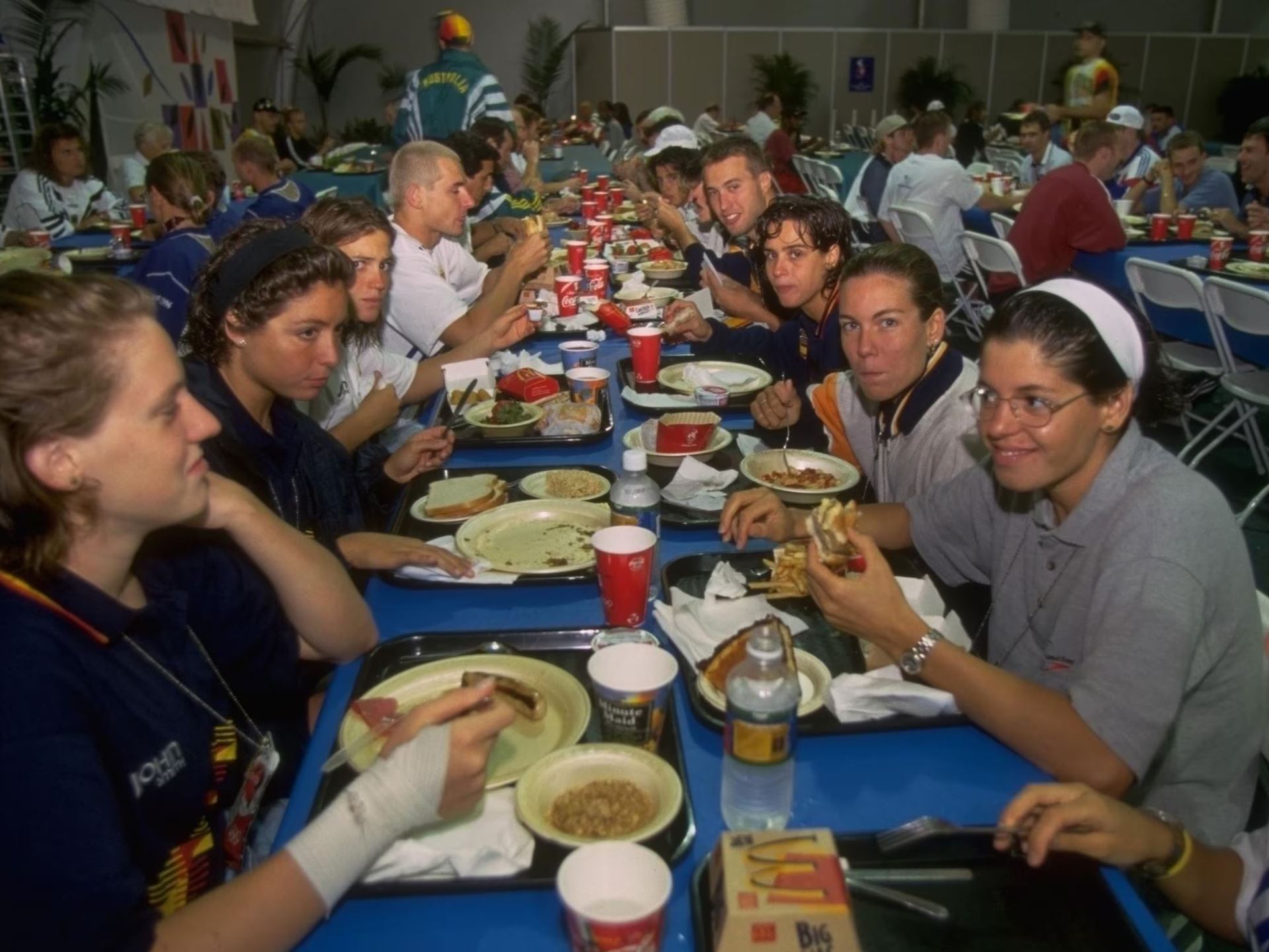 Atlanta 1996 Olympic Games Olympic Village The restaurant of the athletes