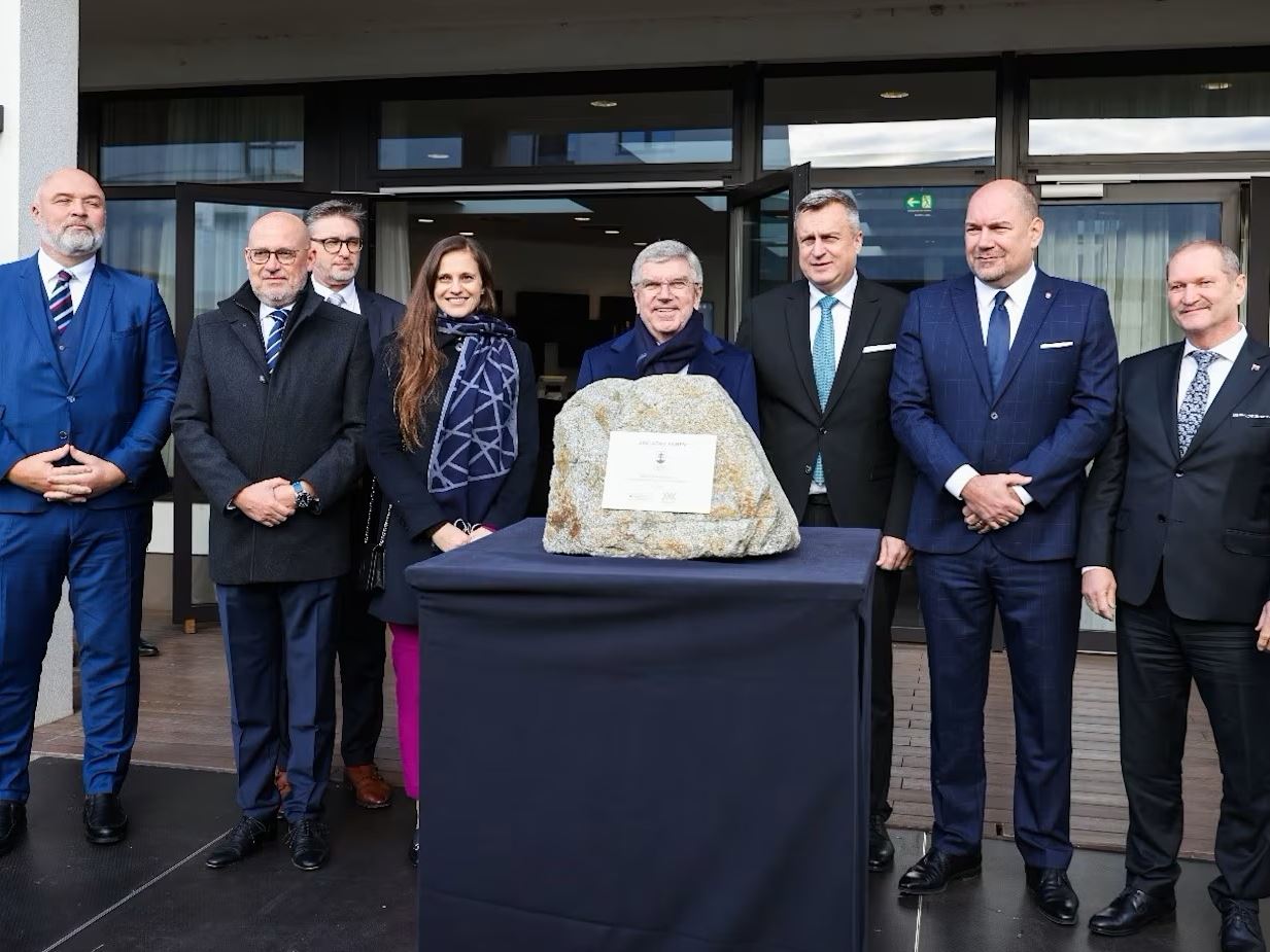 IOC President Thomas Bach visits NOC of Slovakia in Bratislava