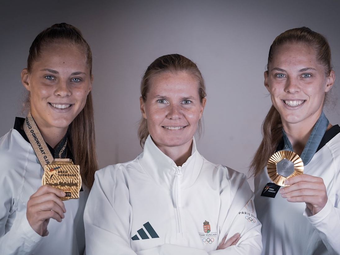 Suvi Mikkonen with Luana Marton world championship from 2023 and Viviana Marton Olympic champion at Paris 2024