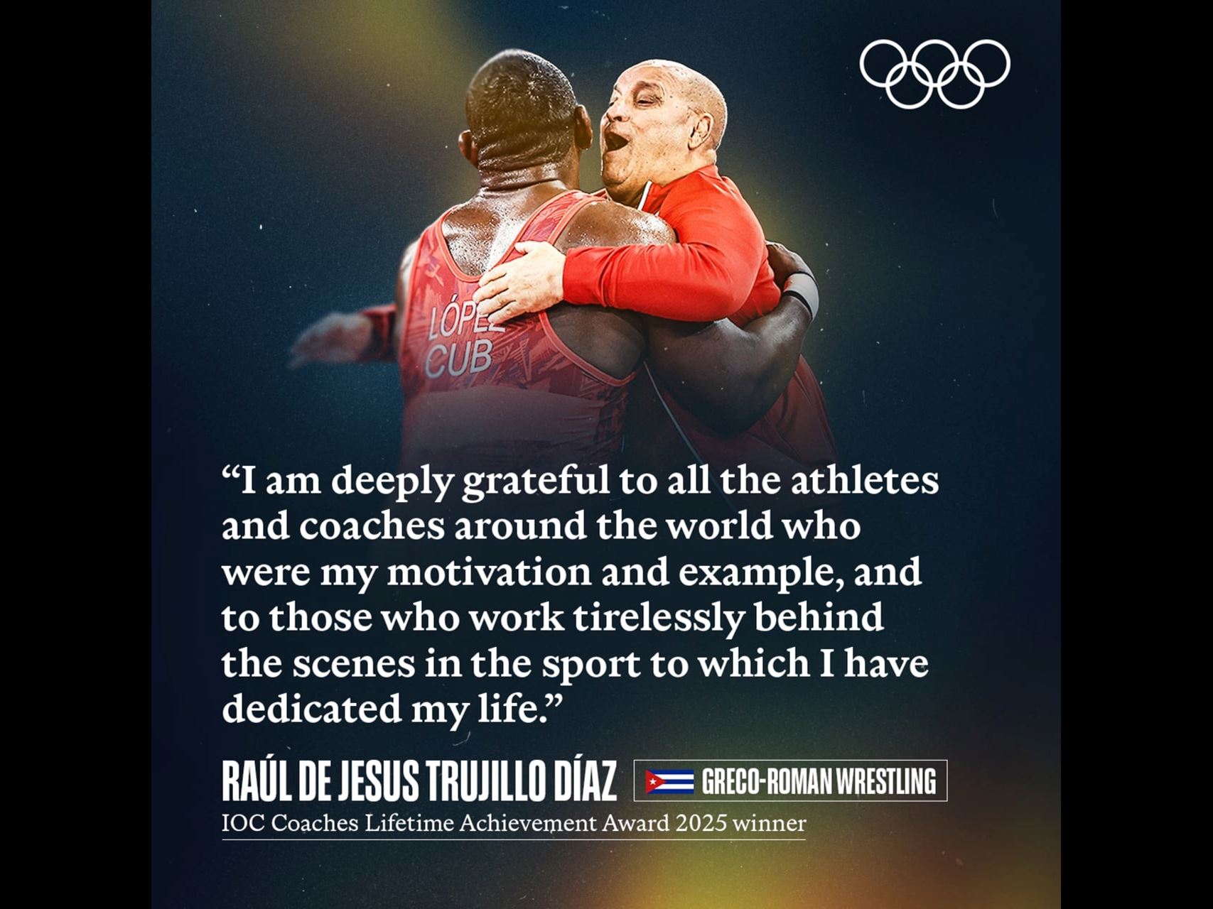 Lang Ping and Ra l de Jes s Trujillo D az honoured with IOC Coaches Lifetime Achievement Award