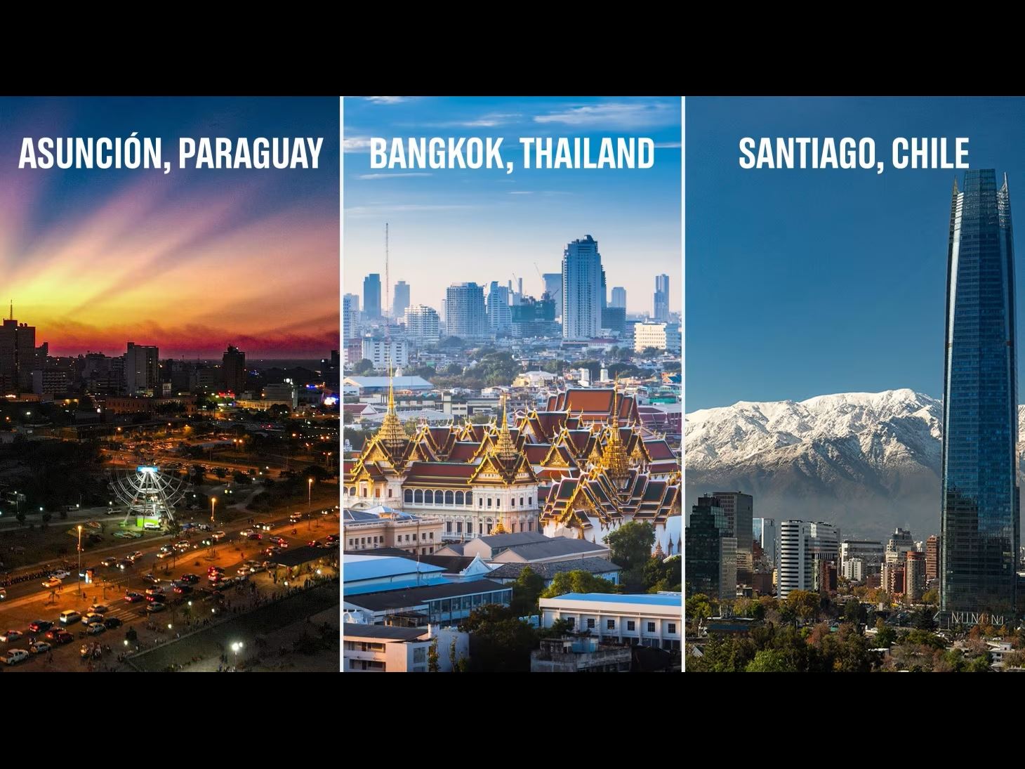 Asunci n Paraguay Bangkok Thailand and Santiago Chile invited into a Targeted Dialogue for the Youth Olympic Games i