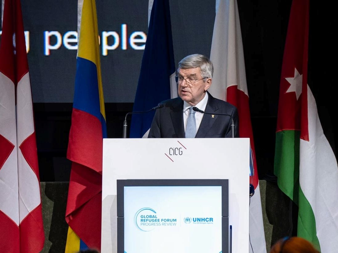 IOC Honorary President and ORF Chair Bach We will strengthen our support for refugees around the world