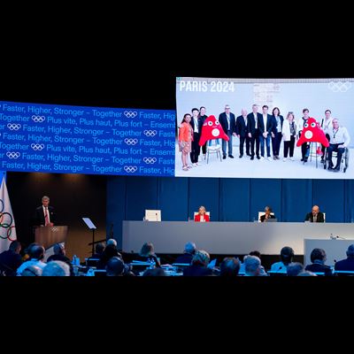 Celebration engagement and legacy key to having Games Wide Open next year as Paris 2024 delivers report to IOC Sessi