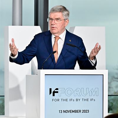IOC President calls for unity in sport at IF Forum