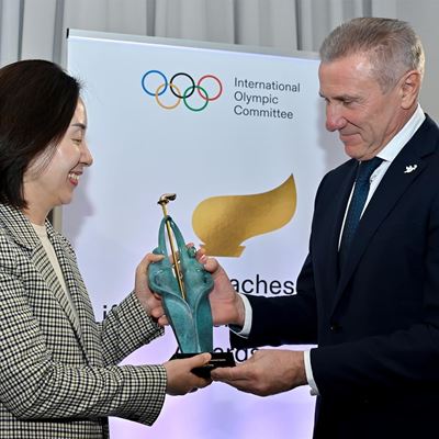 Laura Martinel and Taesuk Chang named as winners of IOC Coaches Lifetime Achievement Awards 2023