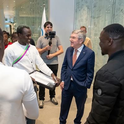 Olympic Solidarity scholarship holders welcomed to Olympic House ahead of Paris 2024