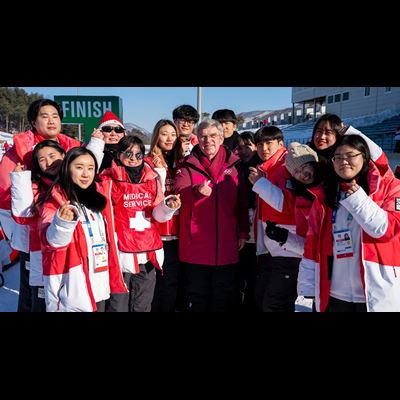 Gangwon 2024 volunteers thanked by IOC President