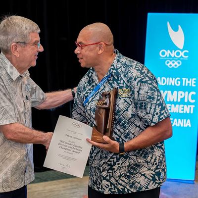 President Bach in Fiji for the Annual General Assembly of the Oceania National Olympic Committees