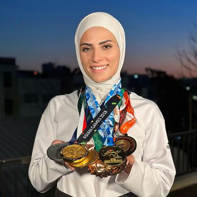 Jordanian taekwondo star Julyana Al Sadeq determined to break new ground at Paris 2024