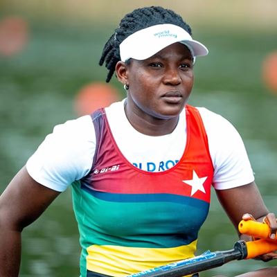 Akoko Komlanvi representing all Togolese women at the Olympic Games