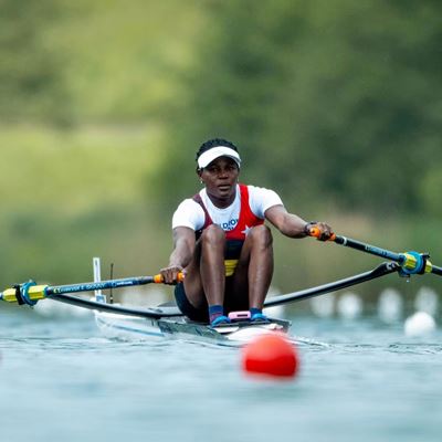 Akoko Komlanvi representing all Togolese women at the Olympic Games