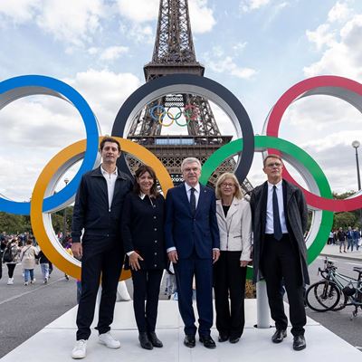 IOC awards Olympic Cup to the people of France at spectacular ceremony on the Champs lys es