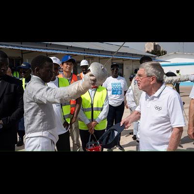 IOC President starts Africa visit in Dakar Senegal host of the Youth Olympic Games 2026