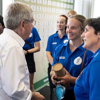 IOC President Thomas Bach visits South Africa