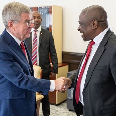 IOC President Bach visits Lesotho