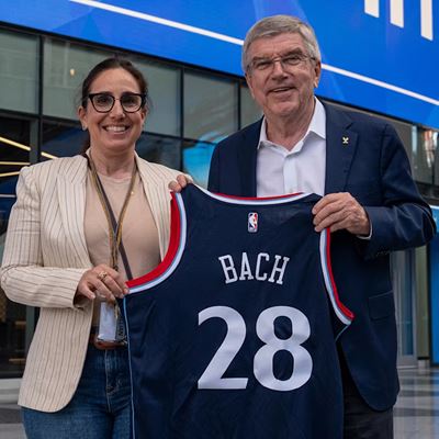 Step inside the future as LA28 basketball venue hosts first game