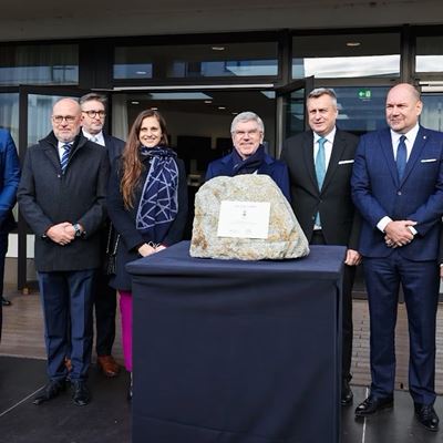 IOC President Thomas Bach visits NOC of Slovakia in Bratislava