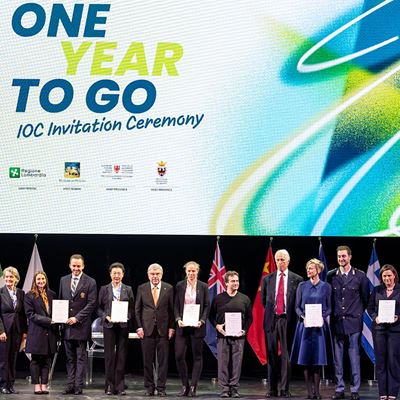 One Year to Go IOC invites world s best winter sports athletes to the Olympic Winter Games Milano Cortina 2026