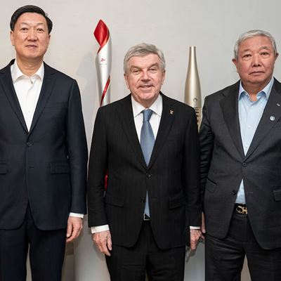 IOC President Bach thanks China for its support during his Presidency