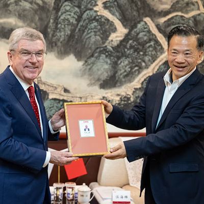 IOC President Bach thanks China for its support during his Presidency