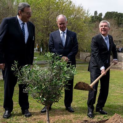 Values first IOC President Thomas Bach opens 144th IOC Session at Ancient Olympia