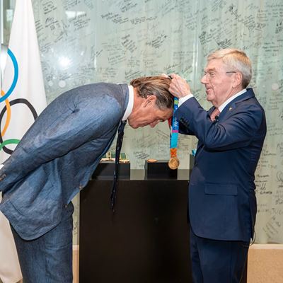 Swimming legend Gary Hall Jr receives 10 replacement Olympic medals after losing originals in LA wildfires