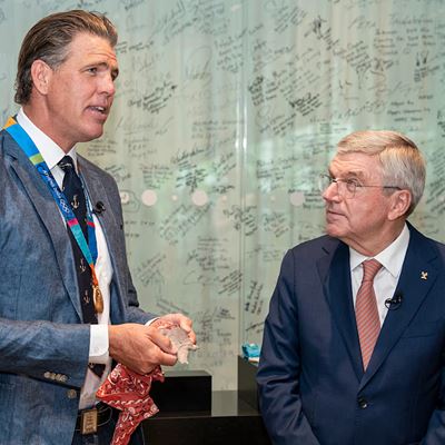 Swimming legend Gary Hall Jr receives 10 replacement Olympic medals after losing originals in LA wildfires