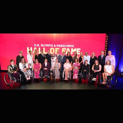 Pioneer athlete leader IOC Member Anita DeFrantz inducted into USOPC Hall of Fame IOC President Coventry there to c