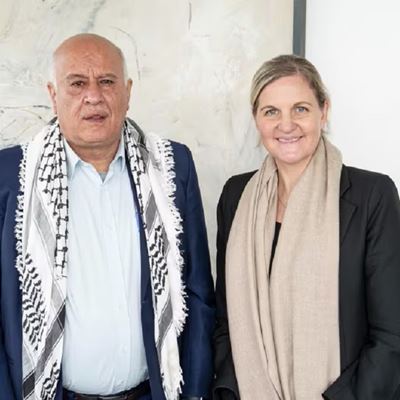 IOC President welcomes NOC of Palestine to Olympic House