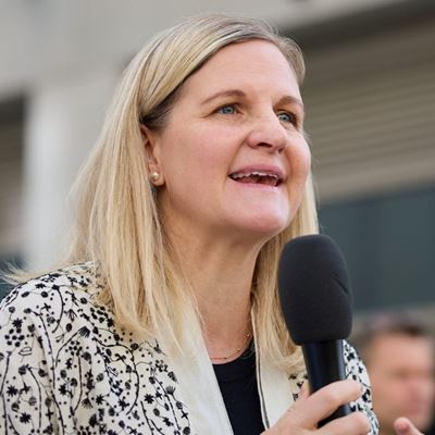 IOC President Kirsty Coventry
