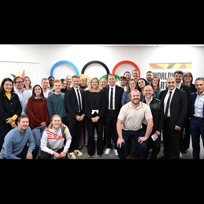 IOC President Coventry at European Evening of Sport Every eligible athlete team and official must be able to take