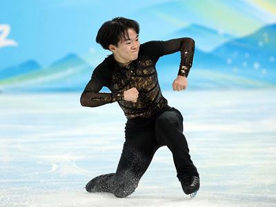 Beijing 2022 figure skaters receive team event Olympic medals during ceremony in Champions Park at Paris 2024