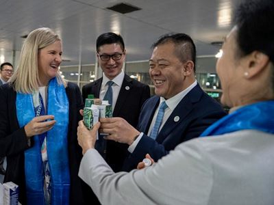 IOC President Coventry dives deep into the company cultures of three Chinese Worldwide Olympic Partners during her China