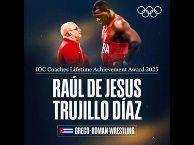 Lang Ping and Ra l de Jes s Trujillo D az honoured with IOC Coaches Lifetime Achievement Award