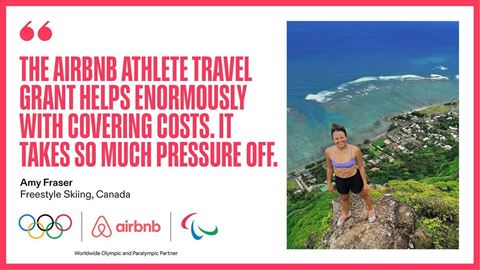 IOC and IPC team up again with Airbnb to offer 1 000 Athlete Travel Grants