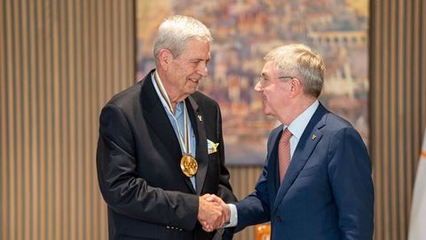 IOC awards Pierre de Coubertin Medals to illustrious personalities who have made an outstanding contribution to Olympis