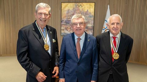 IOC awards Pierre de Coubertin Medals to illustrious personalities who have made an outstanding contribution to Olympis