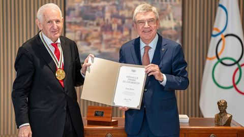 IOC awards Pierre de Coubertin Medals to illustrious personalities who have made an outstanding contribution to Olympis