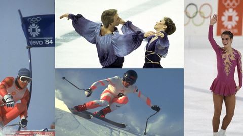 Jure Franko Jayne Torvill and Christopher Dean Bill Johnson Katarina Witt
