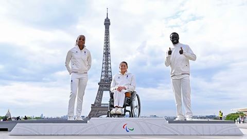 P G and Paris 2024 unveil medal podiums for Olympic and Paralympic Games