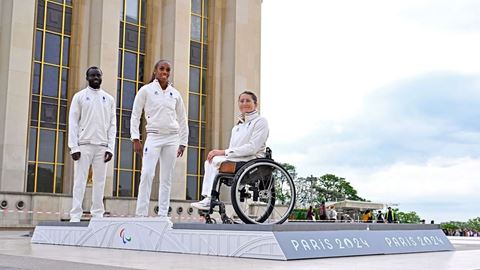 P G and Paris 2024 unveil medal podiums for Olympic and Paralympic Games