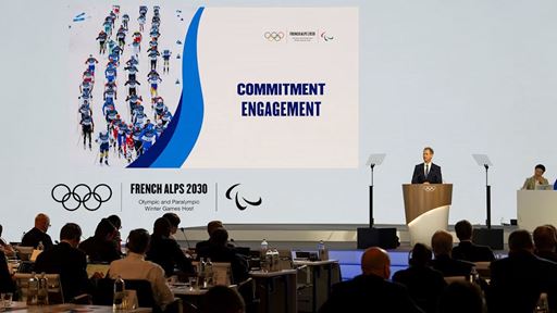 144th IOC Session Report on the XXVI Olympic Winter Games French Alps 2030 by the organizing Committee The Romanos Co