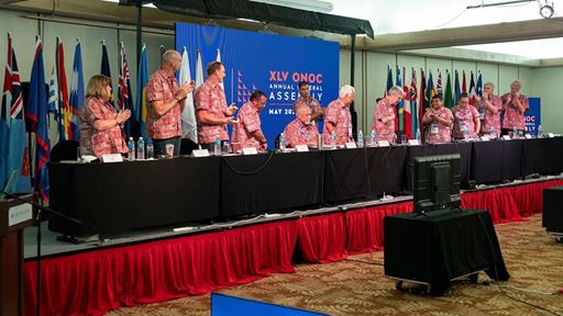 NOCs of Oceania honour IOC President Thomas Bach during emotional farewell visit