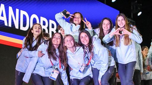 IOC President Thomas Bach celebrates Olympic values and unity during visit to Games of the Small States of Europe in And