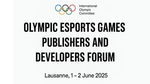 Road to the Olympic Esports Games set to begin with Publisher and Developer Forum in Lausanne Switzerland