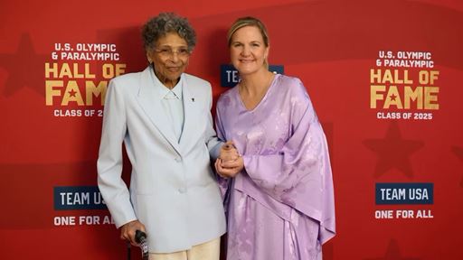 Pioneer athlete leader IOC Member Anita DeFrantz inducted into USOPC Hall of Fame IOC President Coventry there to c