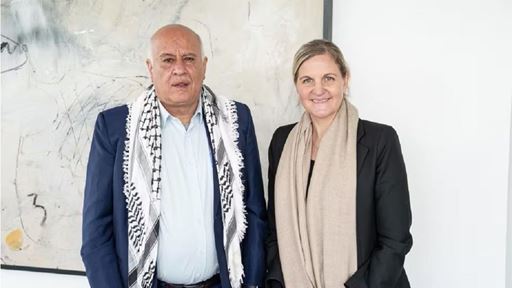 IOC President welcomes NOC of Palestine to Olympic House