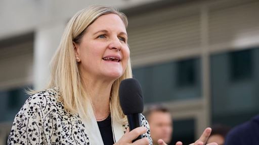 IOC President Kirsty Coventry