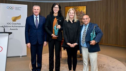 Lang Ping and Ra l de Jes s Trujillo D az honoured with IOC Coaches Lifetime Achievement Award